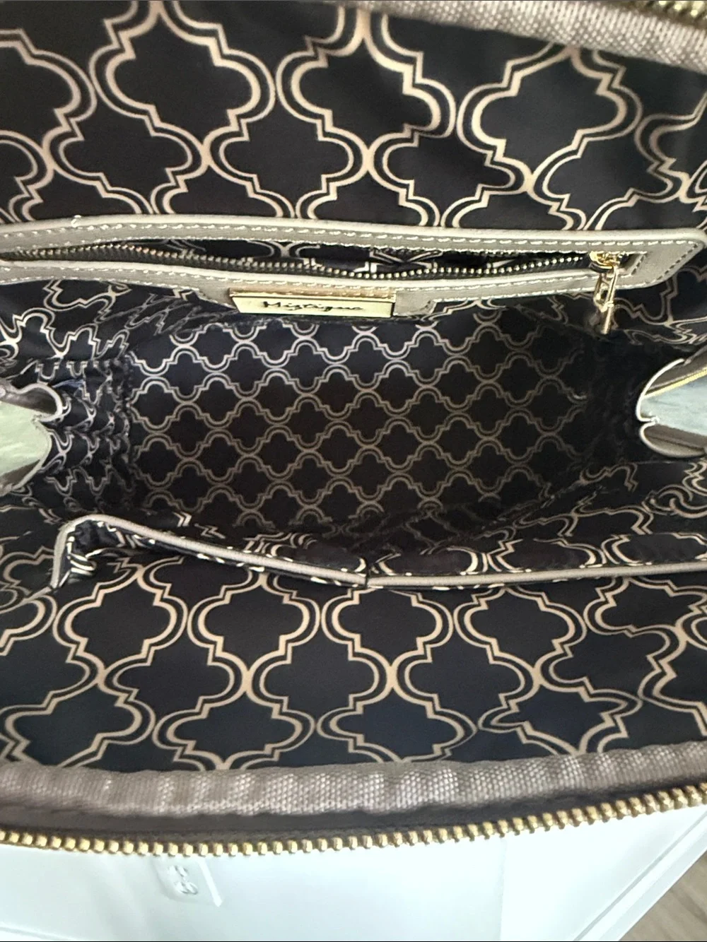 New! Chic Taupe Women’s Backpack Purse